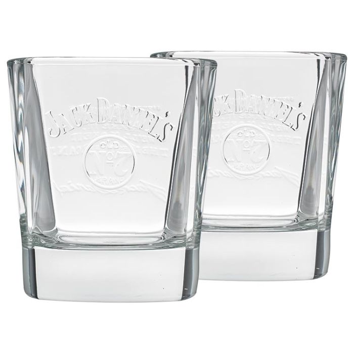 Jack Daniel's  Whiskey Met 2 tumblers 70 cl