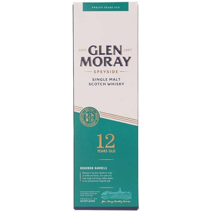 Glen Moray Single Malt 12 Years Whisky 70 cl