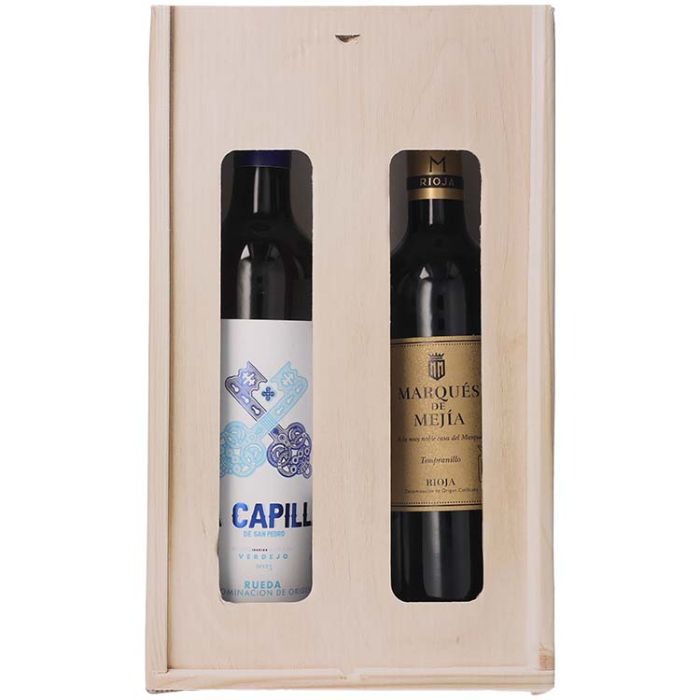 Wijndoos La Capilla & Marqués de Mejia 2 x 75 cl
