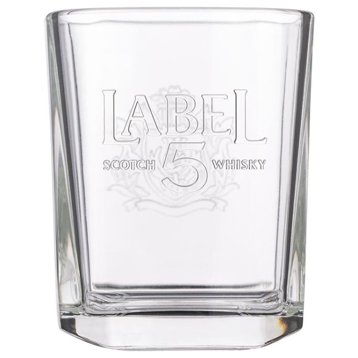 Label 5 Whisky Met 2 glazen 70 cl