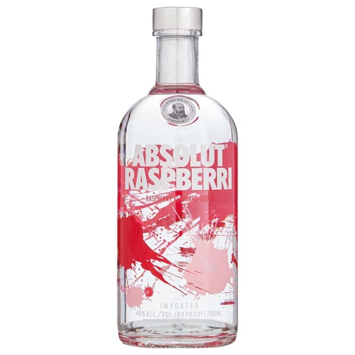 Absolut Raspberri Vodka 70cl