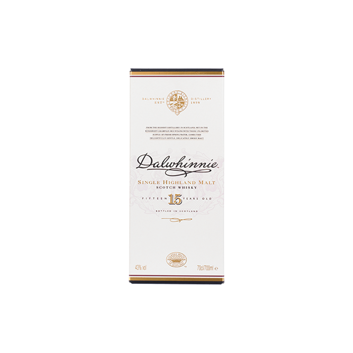 Dalwhinnie Single Malt 15 Years Whisky 70 cl