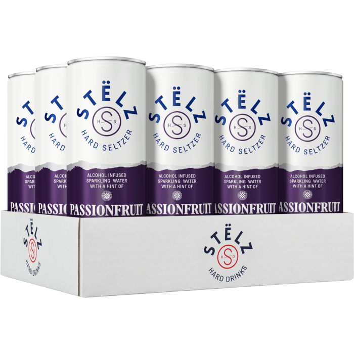 Stëlz Hard Seltzer Passionfruit tray 12 x 25 cl 
