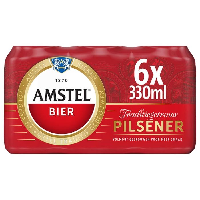 Amstel Pilsener Bier Blik 33 cl