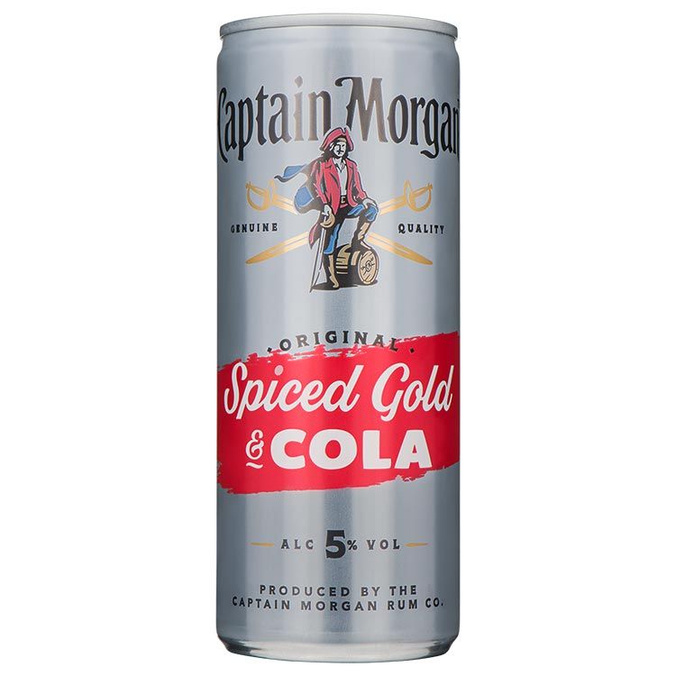 Captain Morgan Rum & Cola 25 cl