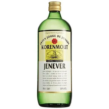 Jouke de Jonghe  Korenmout Jenever HELE LITER