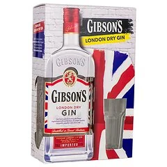 Gibson's London Dry Gin + Glas 70 cl