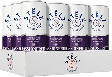 Stëlz Hard Seltzer Passionfruit tray 12 x 25 cl 