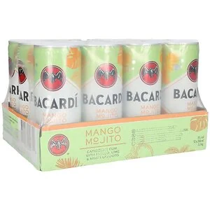 Bacardi Mojito Mango tray 12 x 25 cl