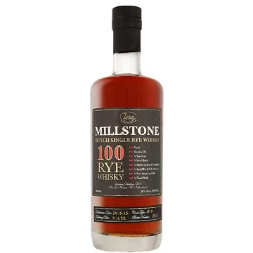 Zuidam Millstone 100 RYE Dutch Single Rye Whisky 70 cl 