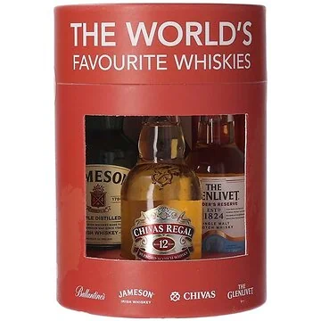 Worlds Faourite Whiskies 4x5cl 