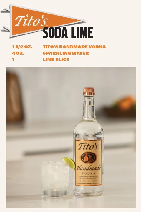 Tito's soda vodka